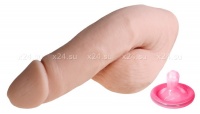 Большой мягкий фаллос для ношения Pink Limpy Large