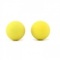 Металлические шарики с гладким желтым силиконовым покрытием MAIA SILICON BALL SB1