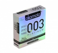 Супер тонкие презервативы OKAMOTO Platinum №3 (3 шт.)
