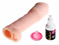 Удлиняющая насадка с фиксацией на мошонке Extender Cap 2''