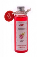 Съедобный лубрикант-массажное масло Triple Pleasure Тропический коктейль 130 г