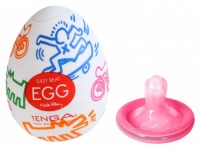 Супер эластичный мастурбатор-яйцо Keith Ham (Цвет: белый) Арт. tenga-khe-002