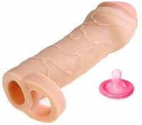 Удлиняющая и расширяющая насадка на пенис Perfect 1'' Extension with Ball Strap