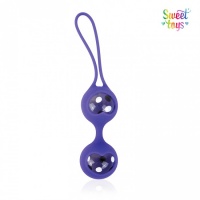Стеклянные шарики на силиконовой сцепке Sweet Toys (Цвет: фиолетовый)