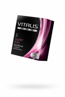 Презервативы супер тонкие VITALIS Premium Super Thin (3 шт)