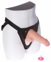 Страпон-трусики с реалистичным фаллосом Harness Ultra Realistic (вторая кожа) (Цвет: телесный с черным) Арт. lovetoy-730803