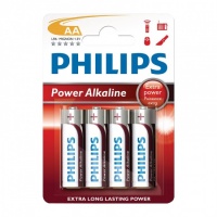Набор из 4-х батареек PHILIPS Power Alkaline (тип AA)