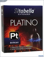 Насадка стимулирующая Extender Platino «Вулкан» с эластичными усиками