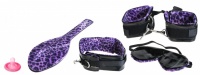 Фетиш-набор Purple Cheetah Bondage Kit (6 предметов)