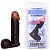 Насадка к страпон-трусикам REALISTIC BLACK COCK 6''