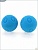 Металлические шарики с голубым текстурированным покрытием MAIA SILICON BALL WD SB3