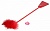 Стек с пуховкой на конце Crop Red